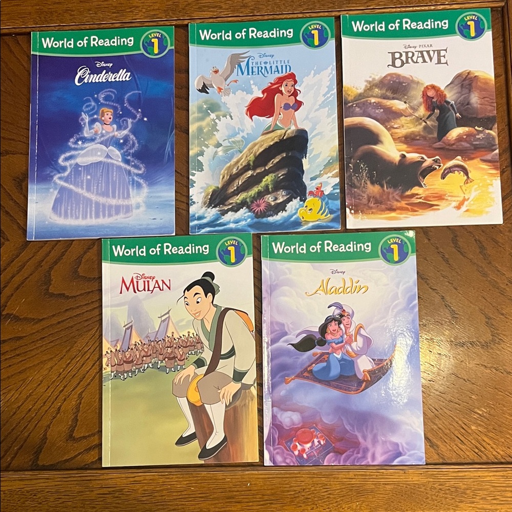 Disney kids books |  World of Reading | set of 5 | level 1